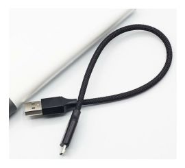 USB 2.0 Micro USB-kabel, 200 mm, för Powerbank & etc. Bulk